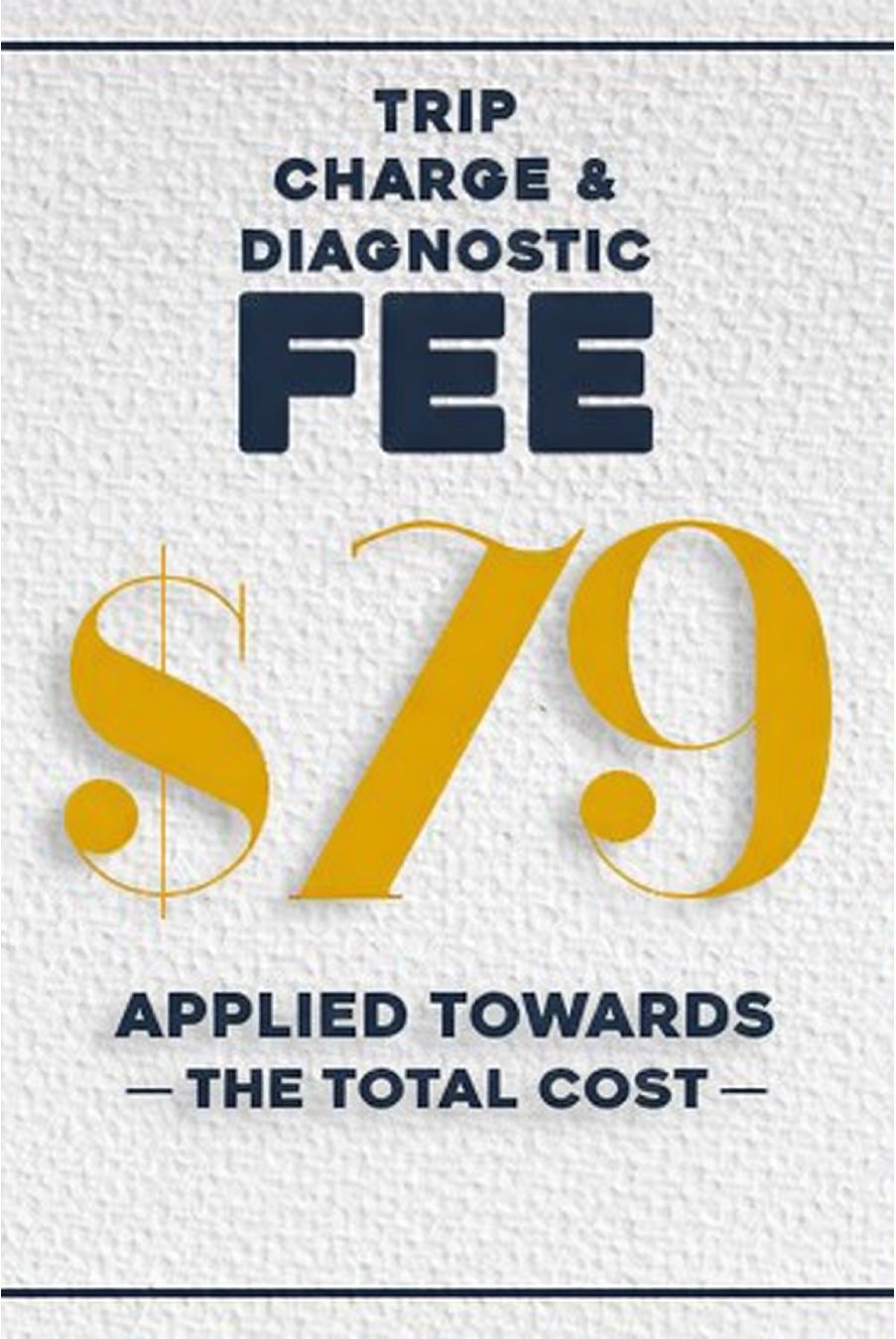Free diagnostics with repair